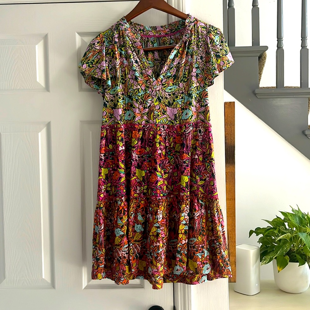 By Anthropologie ruffled dress